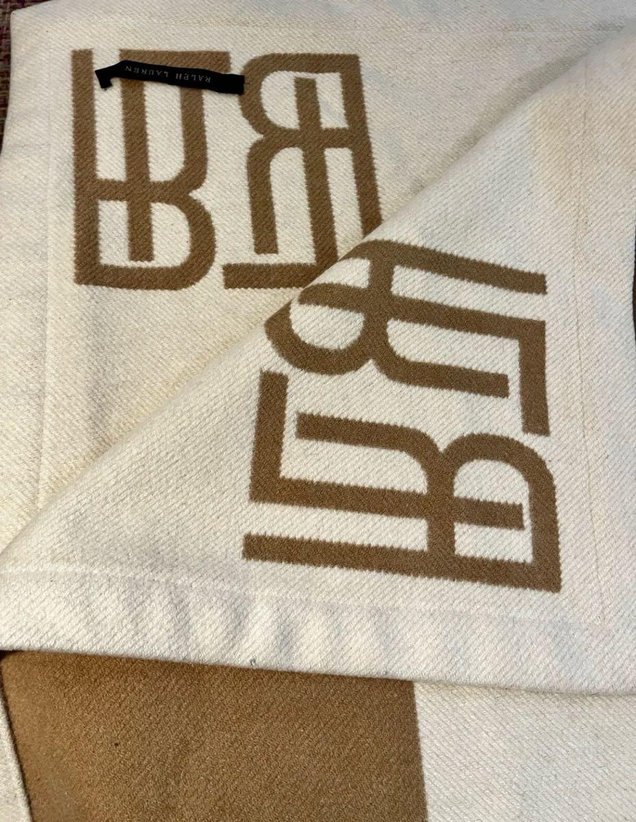 Ralph Lauren Montclair Lambswool Thick Blanket Made In Scotland 47x64