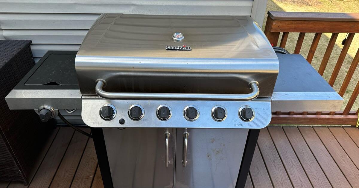 Char-Broil Performance Series 6 Burner LP Gas Grill w/ Side Burner for ...