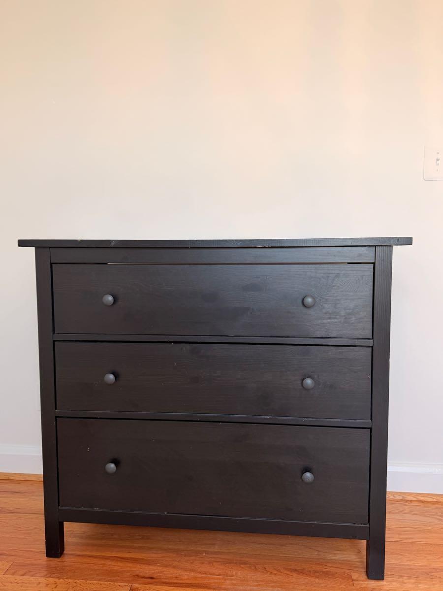 ikea black 3 drawer dresser A-Line One-Shoulder Midi Party Dress
