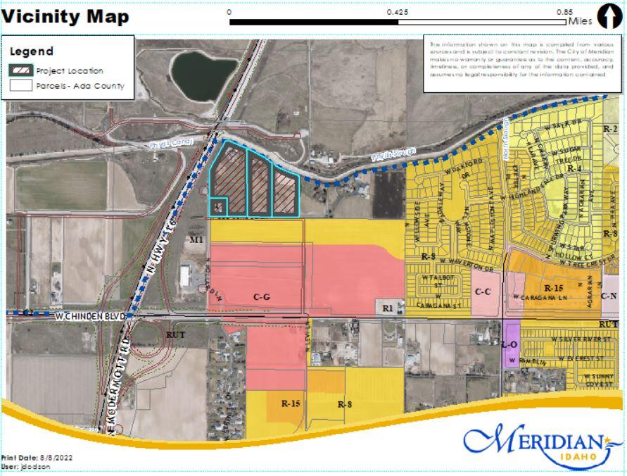 Planning and Zoning Commission Public Hearing Notice for Alden Ridge