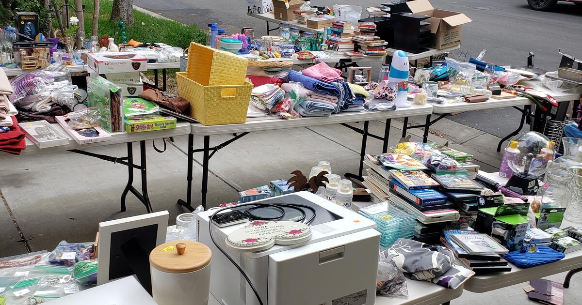 FREE Garage Sale Leftovers Today (Sunday, June 25th) 6 Tables Left