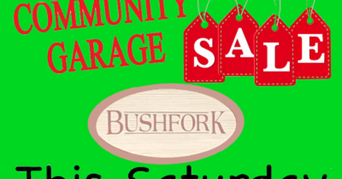 Community Yard Sale Bushfork Subdivision Fall Sale for Free in