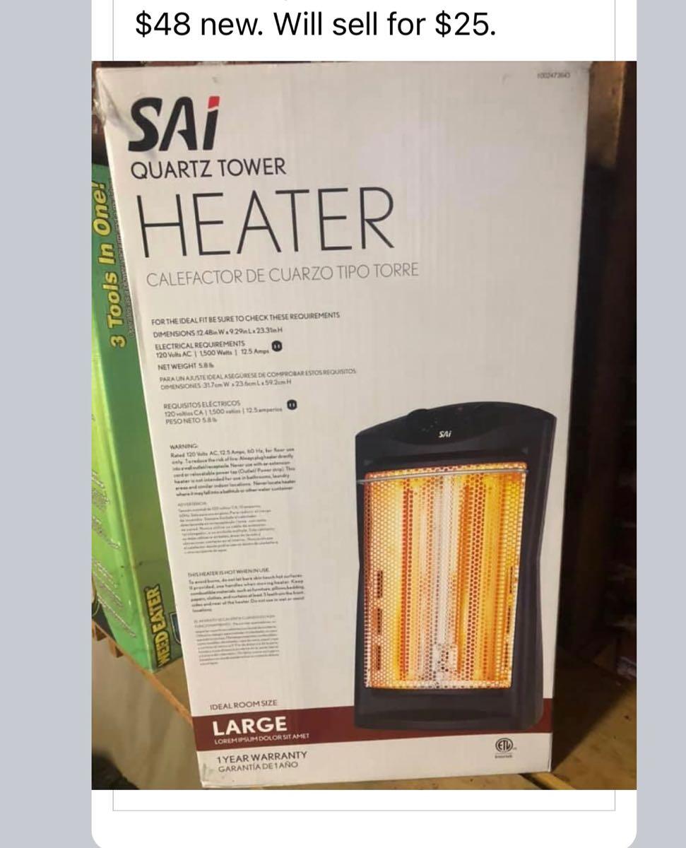 Quartz Room Heater For $25 In Canton, OH | For Sale u0026 Free — Nextdoor