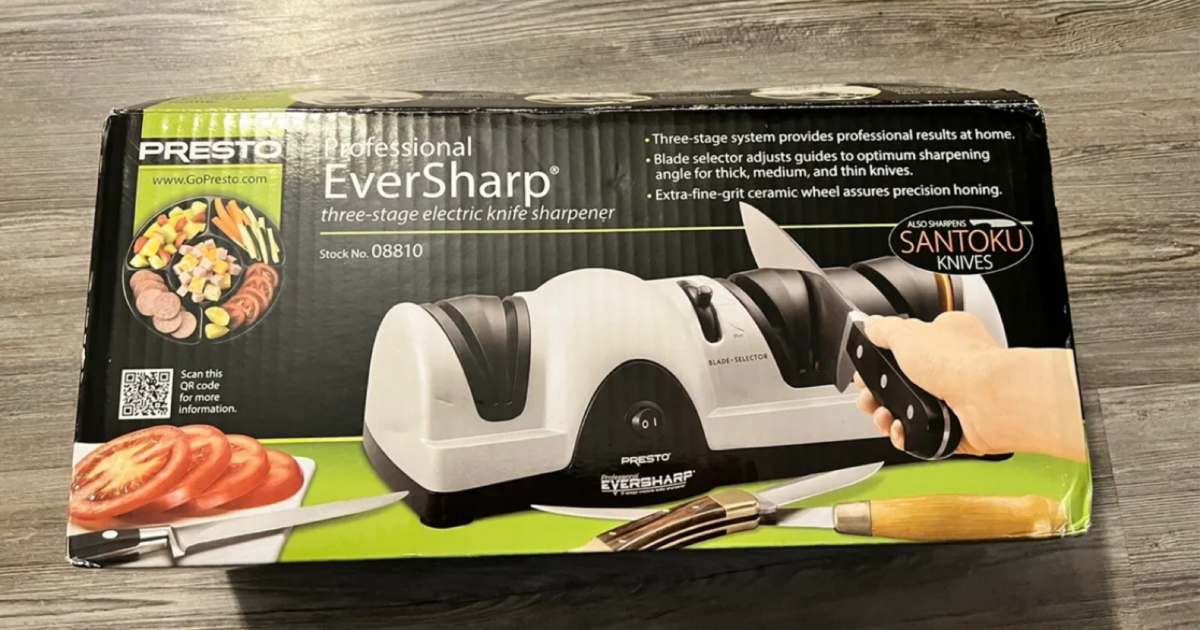 Presto Professional EverSharp Three Stage Electric Knife Sharpener 08810  NEW for $50 in Annandale, VA