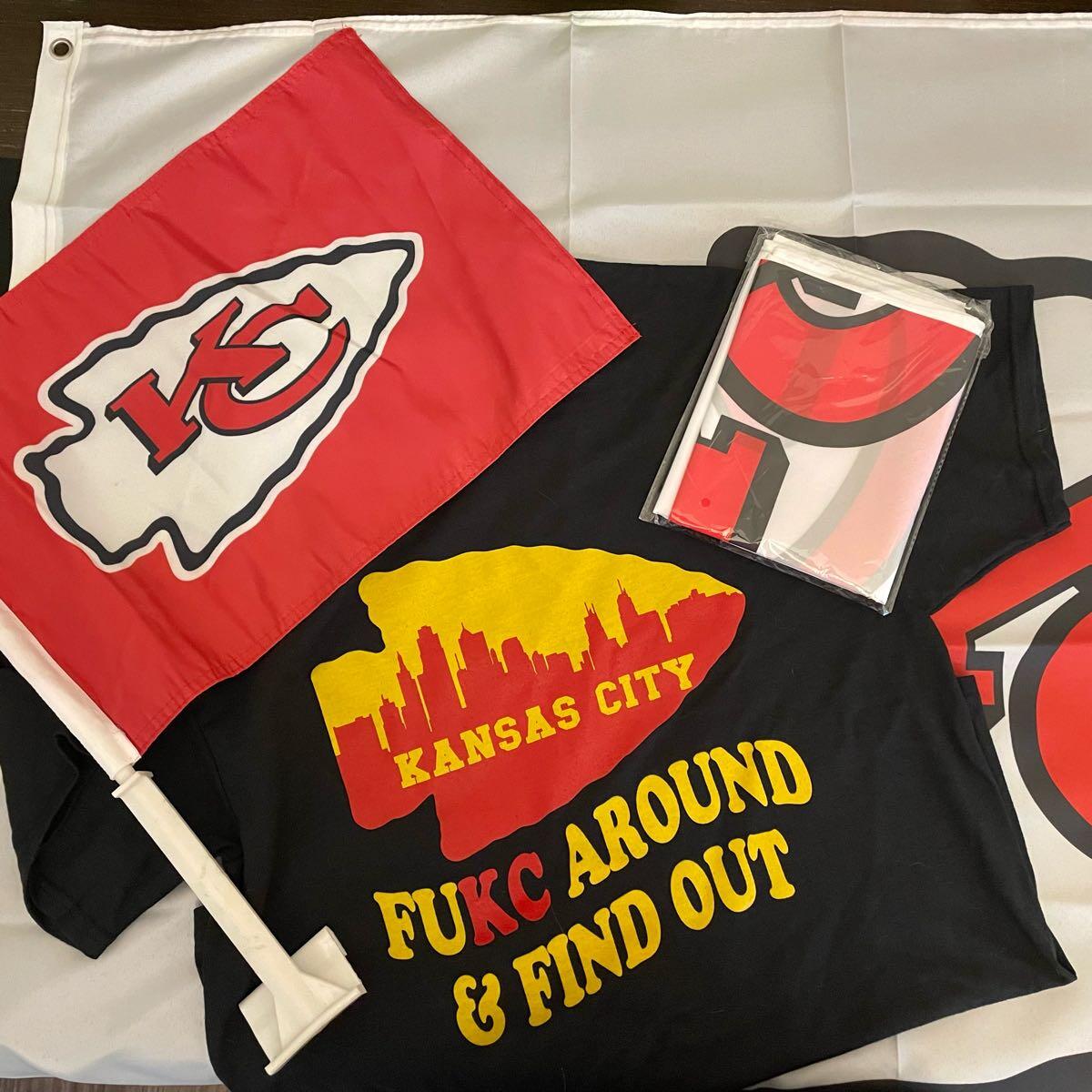 CHIEFS GEAR 3x5 Flags - Window flag - Tshirt - Bracelets