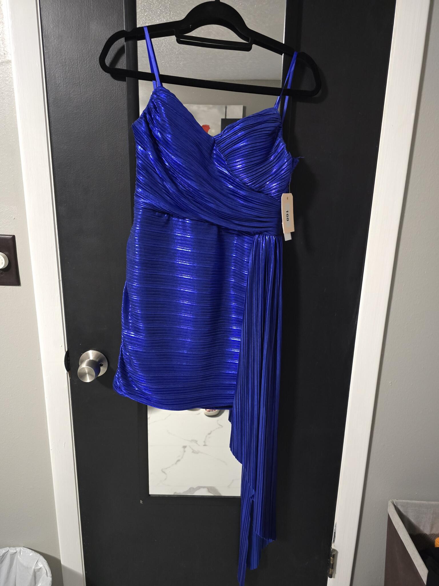 cobalt blue v neck dress WREN dress in Cobalt Blue – Elegantees
