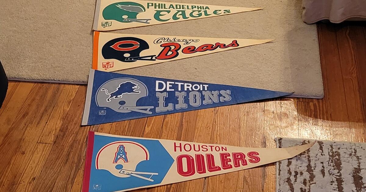 11 NFL 70'S Flag Pendants (ask 4 sep price) for $150 in St. Petersburg ...