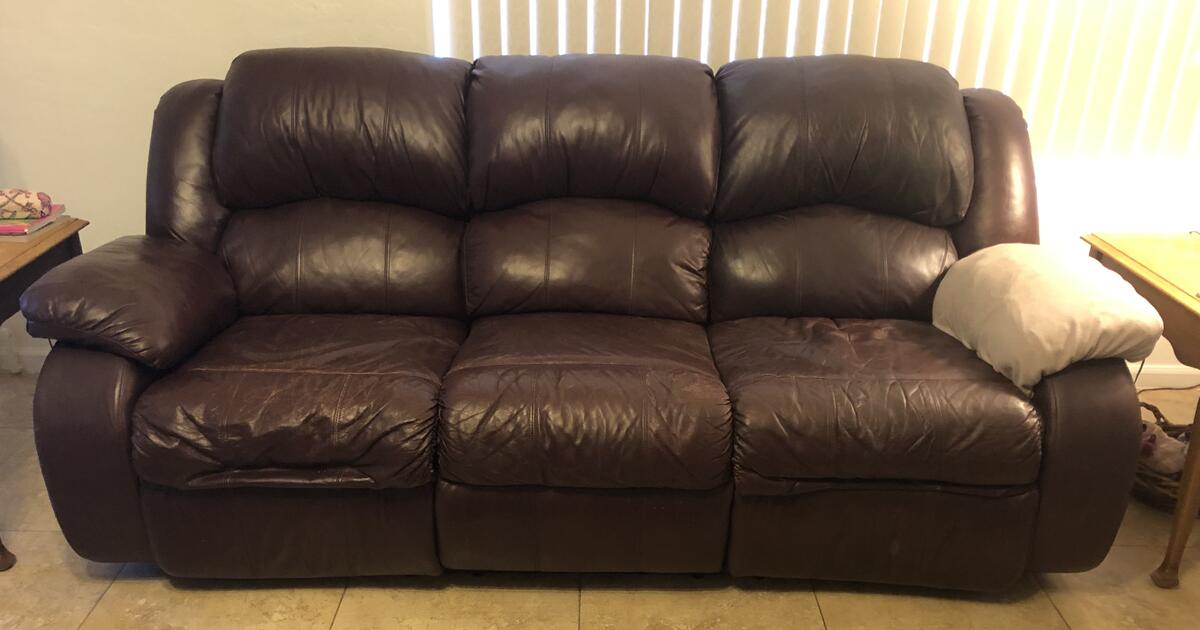 Leather Recliner Sofa for Free in Glendale, AZ For Sale & Free — Nextdoor