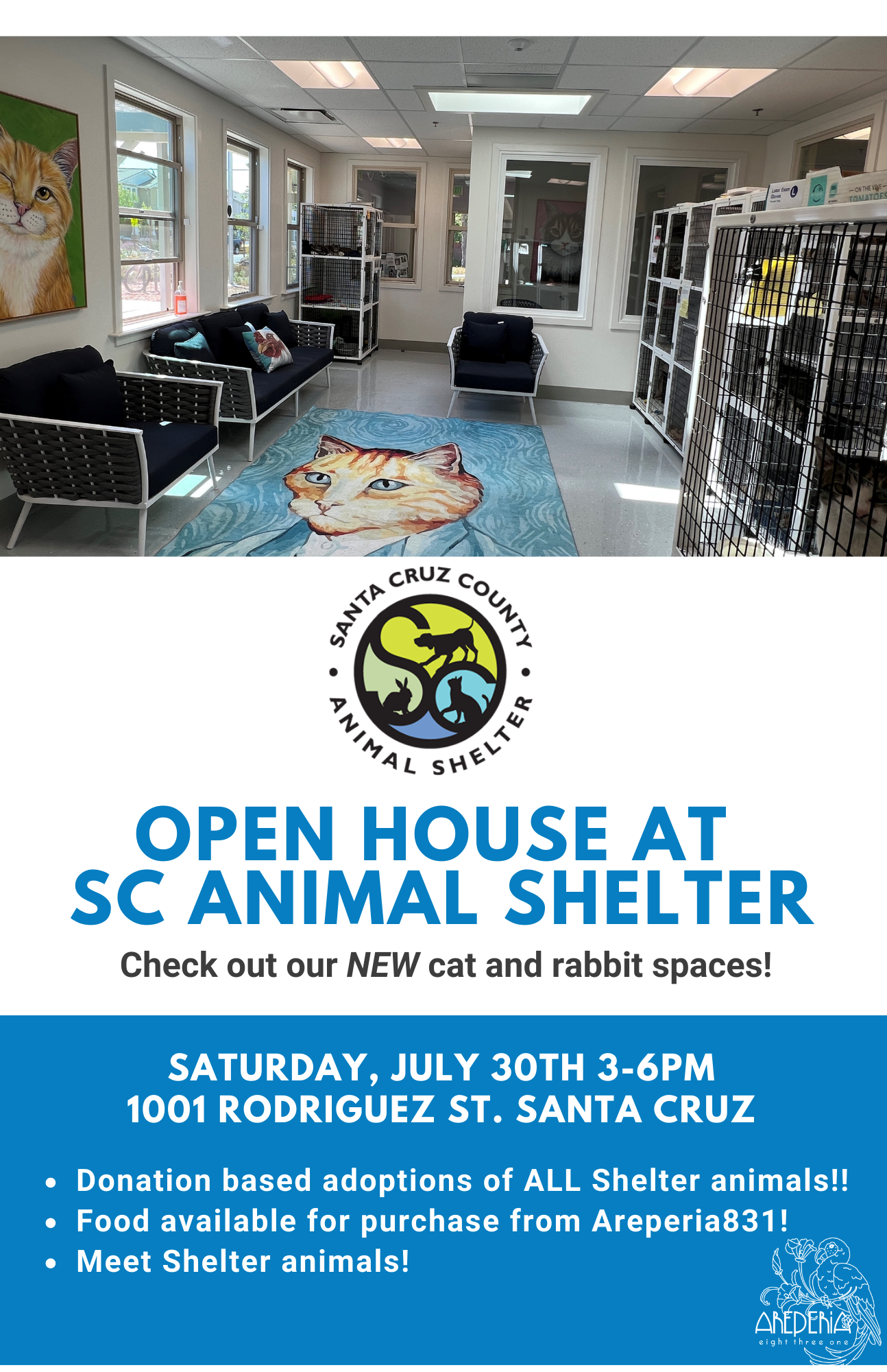 Open House Underway Adoption Special at SCCAS Animal Shelter