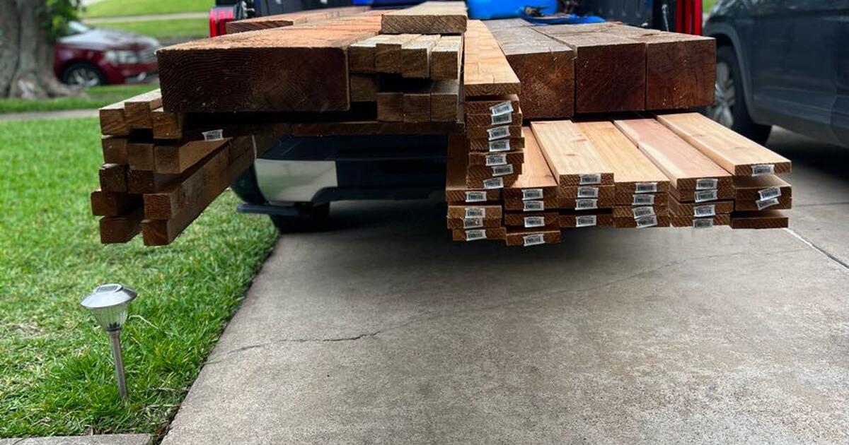 Cedar lumber For sale for 300 in Houston, TX Finds — Nextdoor