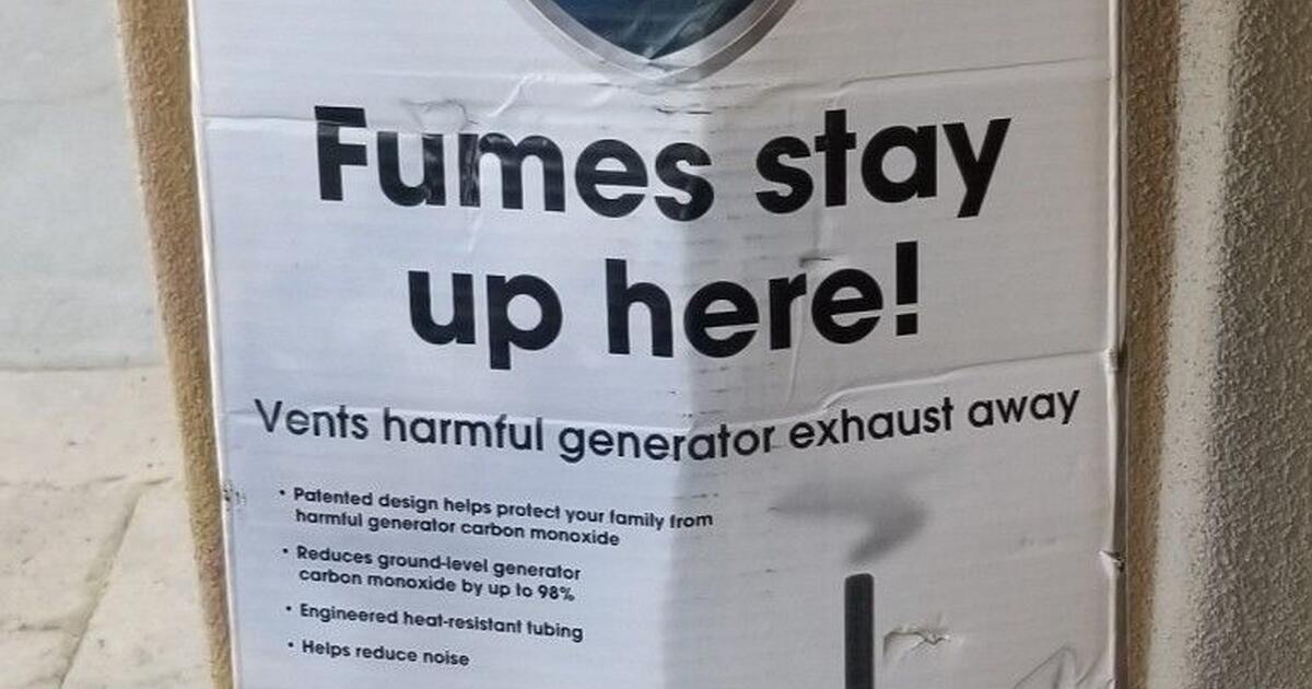 Camco GenTuri RV Generator Exhaust Venting System & addt'l extension