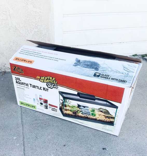 Zilla 20l top aquatic turtle kit