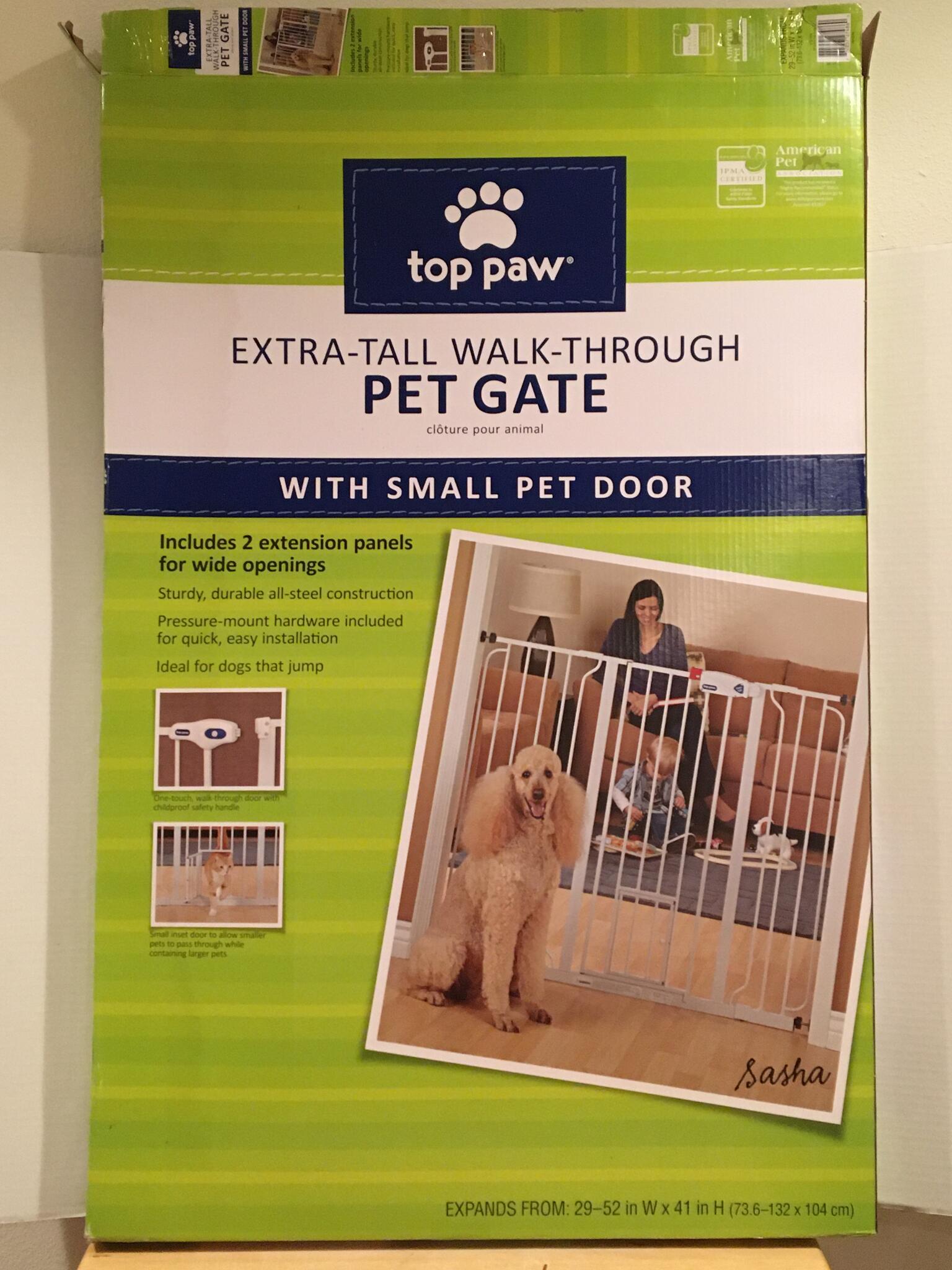 Top Paw Extra Tall Pet Gate | peacecommission.kdsg.gov.ng