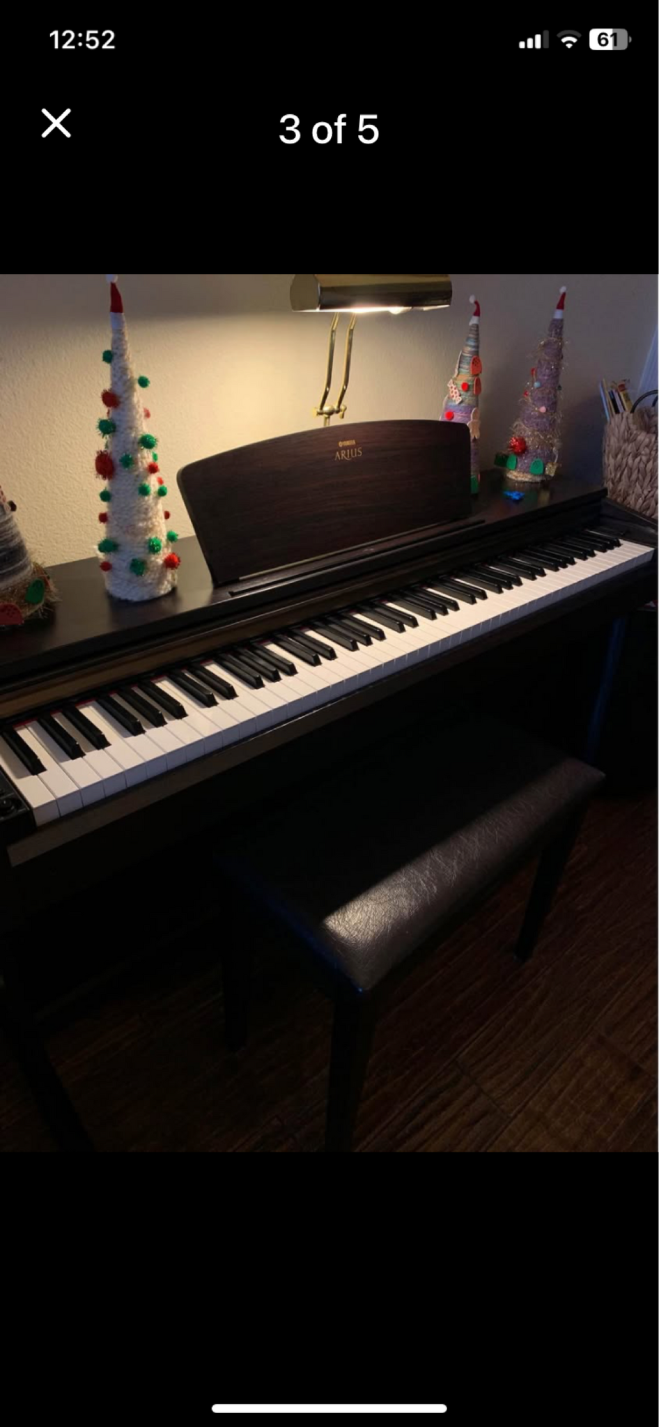 YAMAHA ARIUS YDP-161 Yamaha Arius YDP-161 Digital Piano. Weighted 
