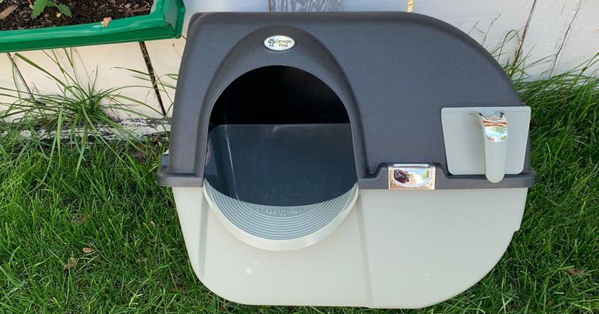 Omega Paw Elite Self Cleaning Litter Box Large ELRA201 for 30 in