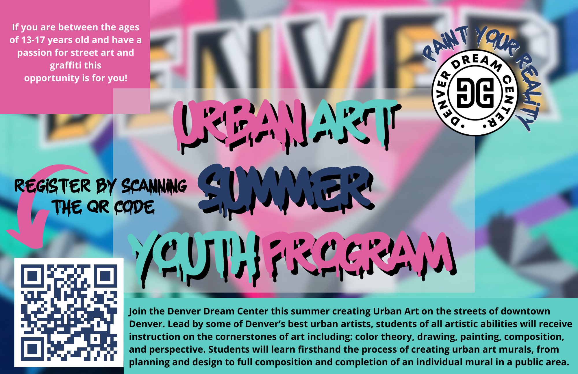 Pop + Urban Art for Teens  Kids Out and About Denver