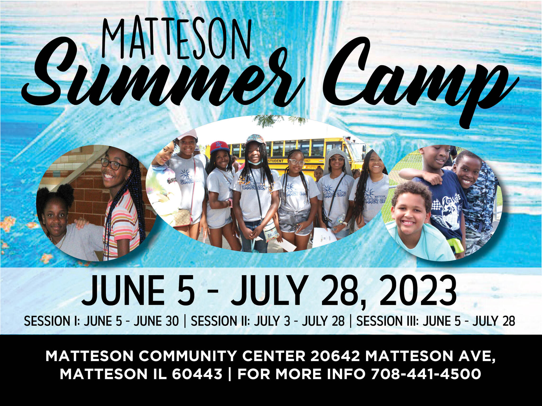 Matteson Summer Camp Registration is NOW OPEN! (Village of Matteson