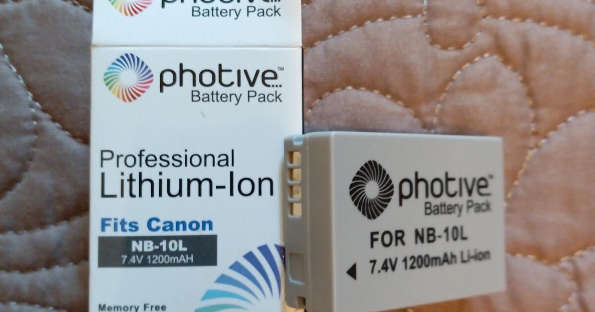 Photive Battery Pack for Canon NB-10L for Free in Downers Grove, IL ...