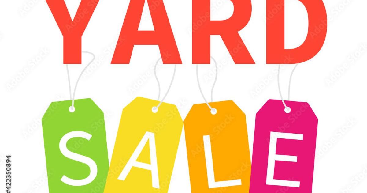 Huge yard sale thurs sat 8 2 with baby items household goods