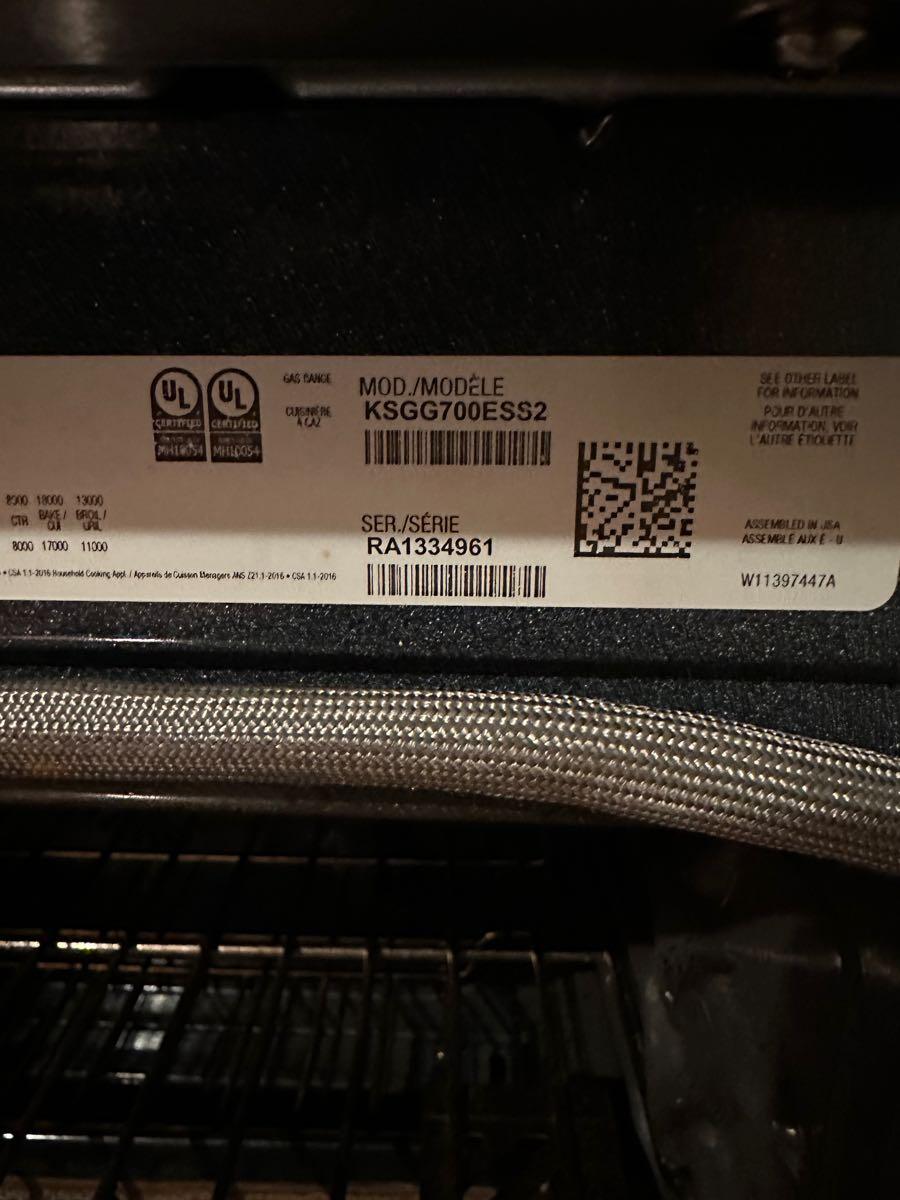 Kitchenaid gas range for 345 in Syracuse, NY For Sale & Free — Nextdoor