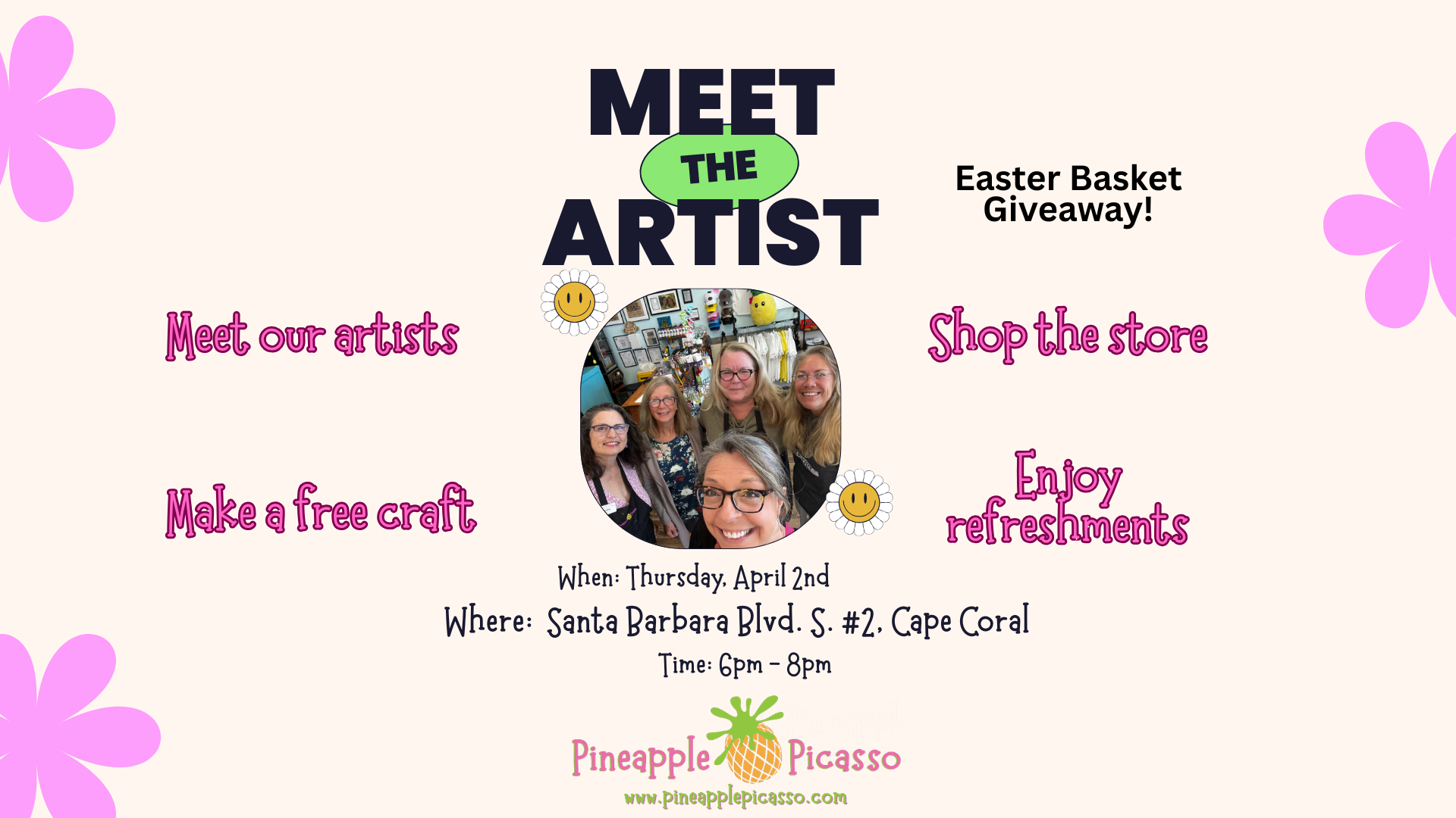 Pineapple Picasso - Meet the Artist Night