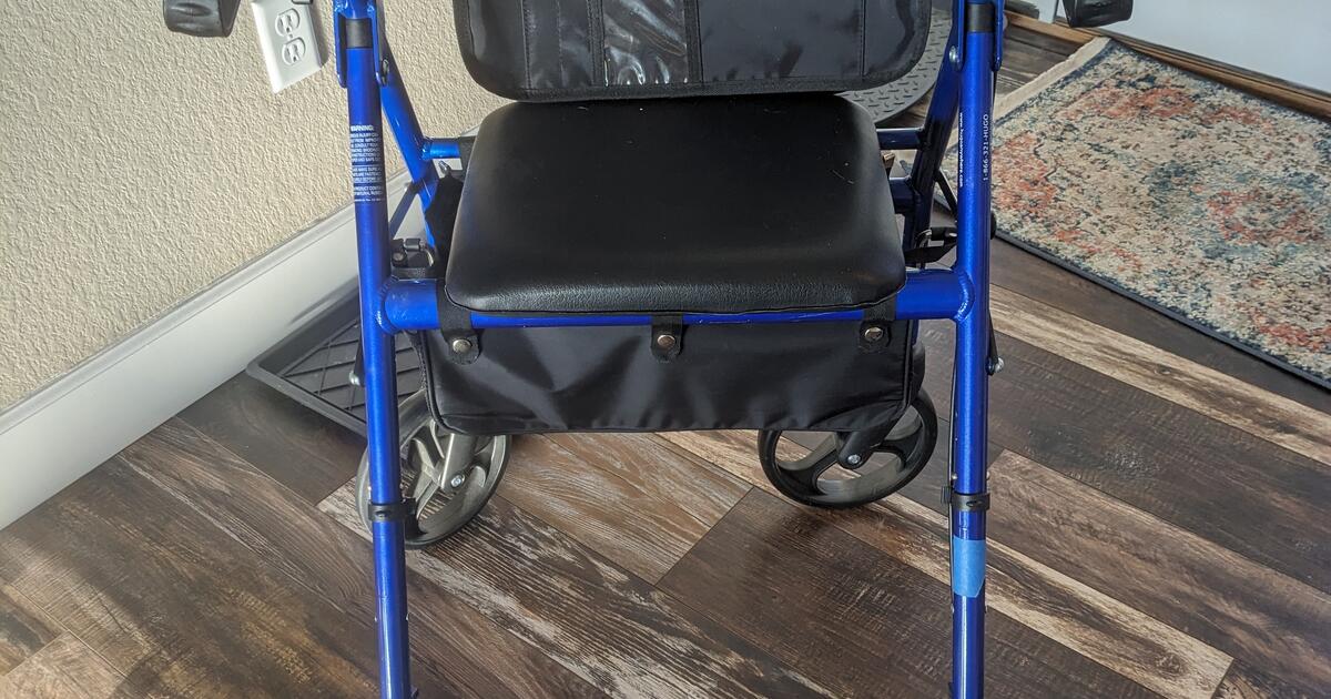 Elite Edition walker with a seat and hand brakes. for 30 in Parker, CO