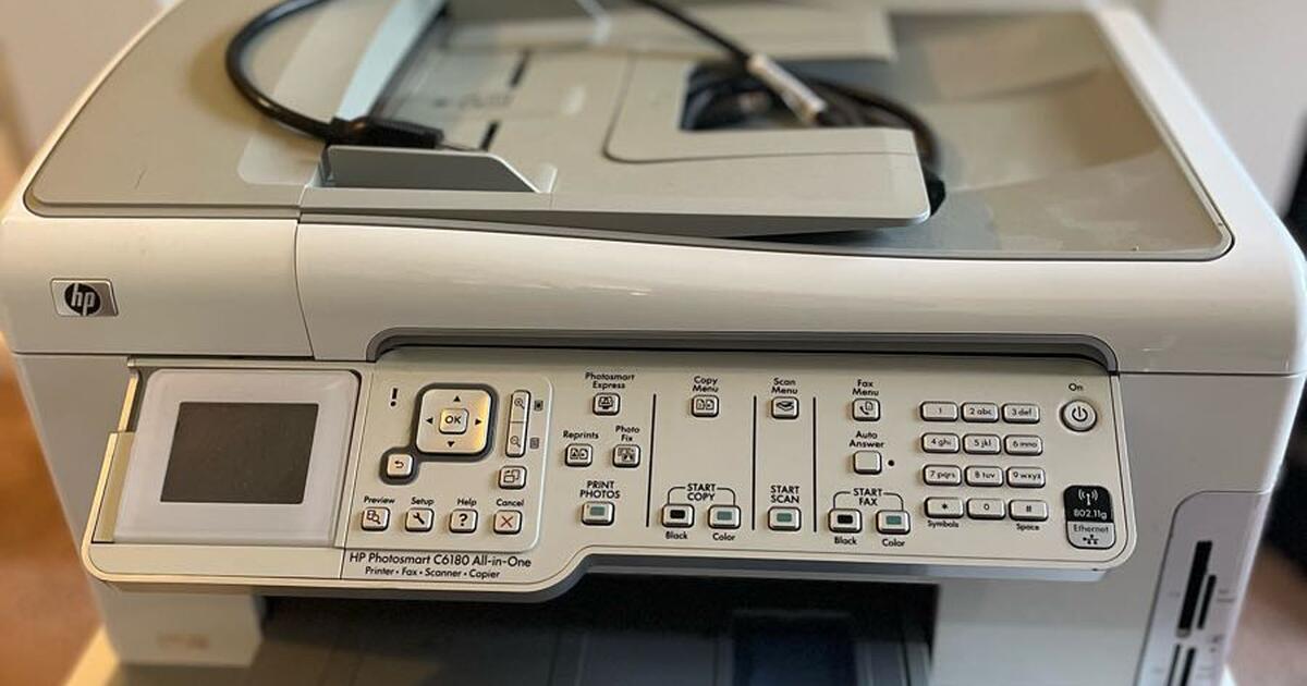 Printer HP Photosmart C6180 AllinOne printer/Fax/Scan/Copier for