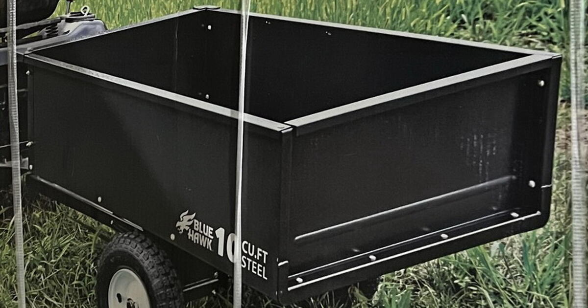 Blue Hawk Steel Yard Dump Cart Still in Box for $75 in Orefield, PA ...