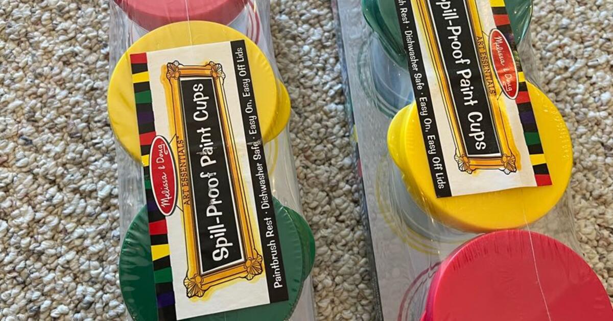 Melissa & Doug Spill Proof Paint Cups