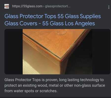 Glass Protector Tops 55 Glass Supplies Glass Covers