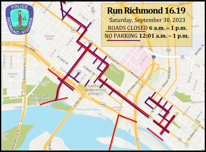 Traffic Advisory - Road Closures and 