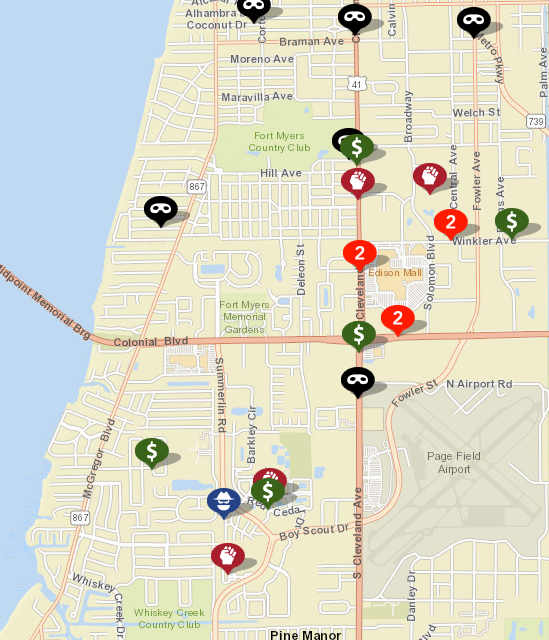 Crime Mapping Fort Myers Police Department — Nextdoor — Nextdoor 3637