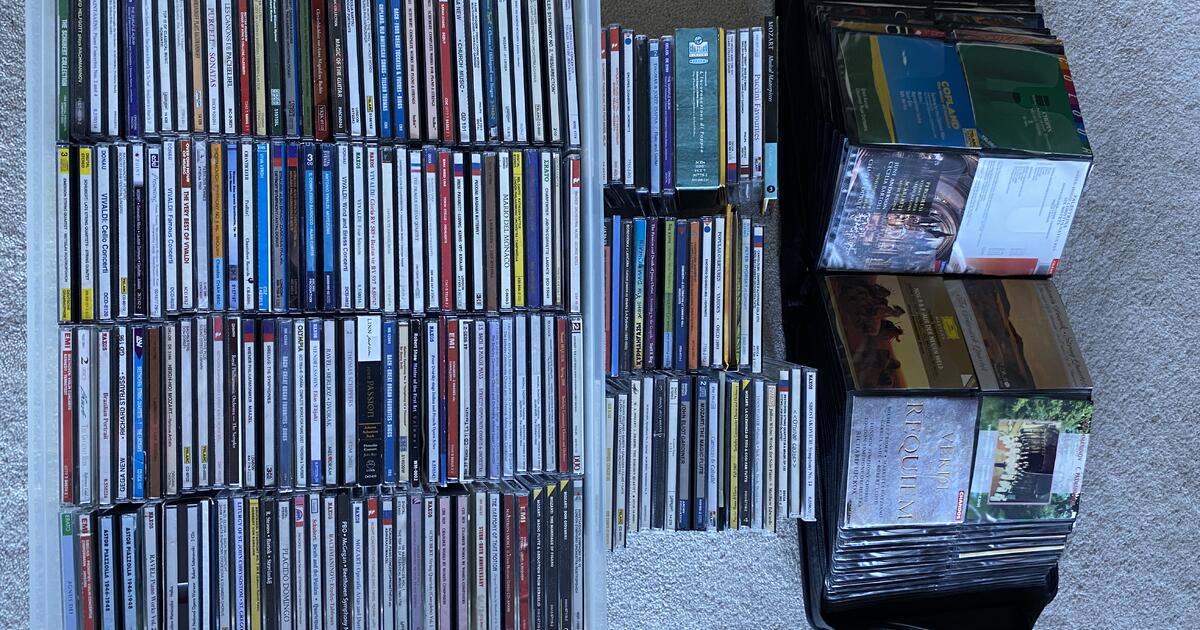 280+ Large Collection of CDs- Classical and some opera for $210 in ...