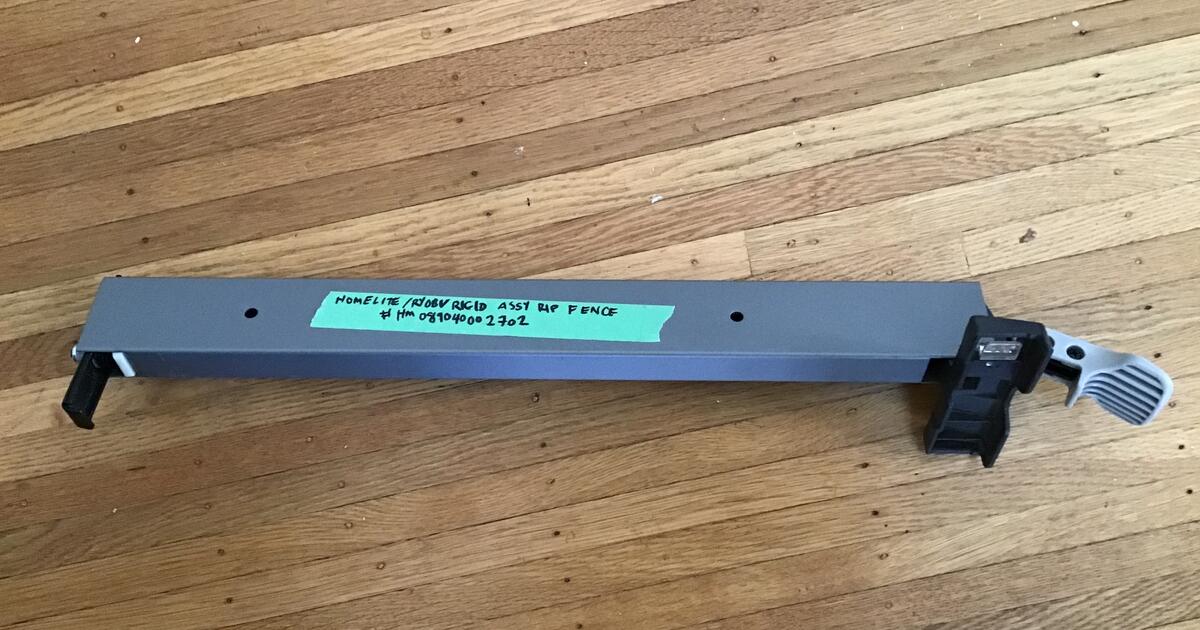 Homelite/Ryobi/Ridgid Assembly Rip Fence for Free in Alameda, CA | For ...
