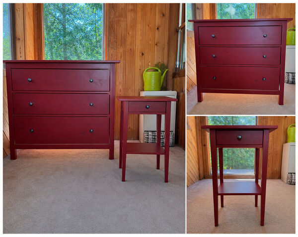 ikea hemnes dresser red Hemnes In Dressers & Chests Of Drawers for sale