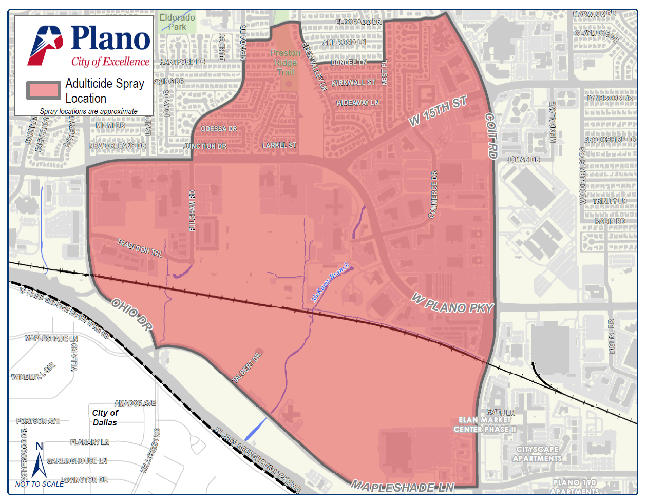 City to Spray for Mosquitoes in Your Area Tomorrow Beginning at 9 p.m