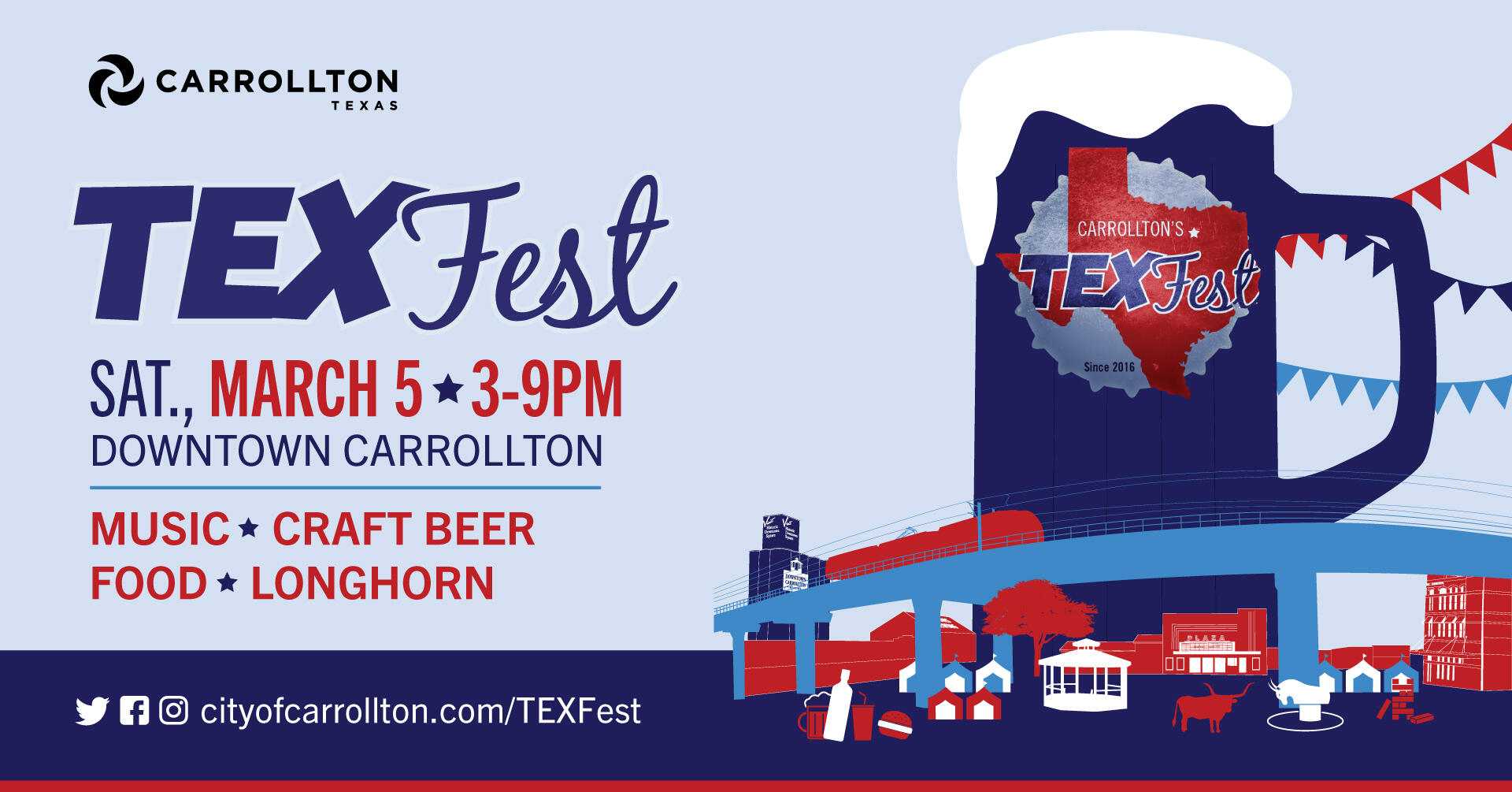 TEXFest Texas Independence Day Celebration (City of Carrollton) — Nextdoor — Nextdoor