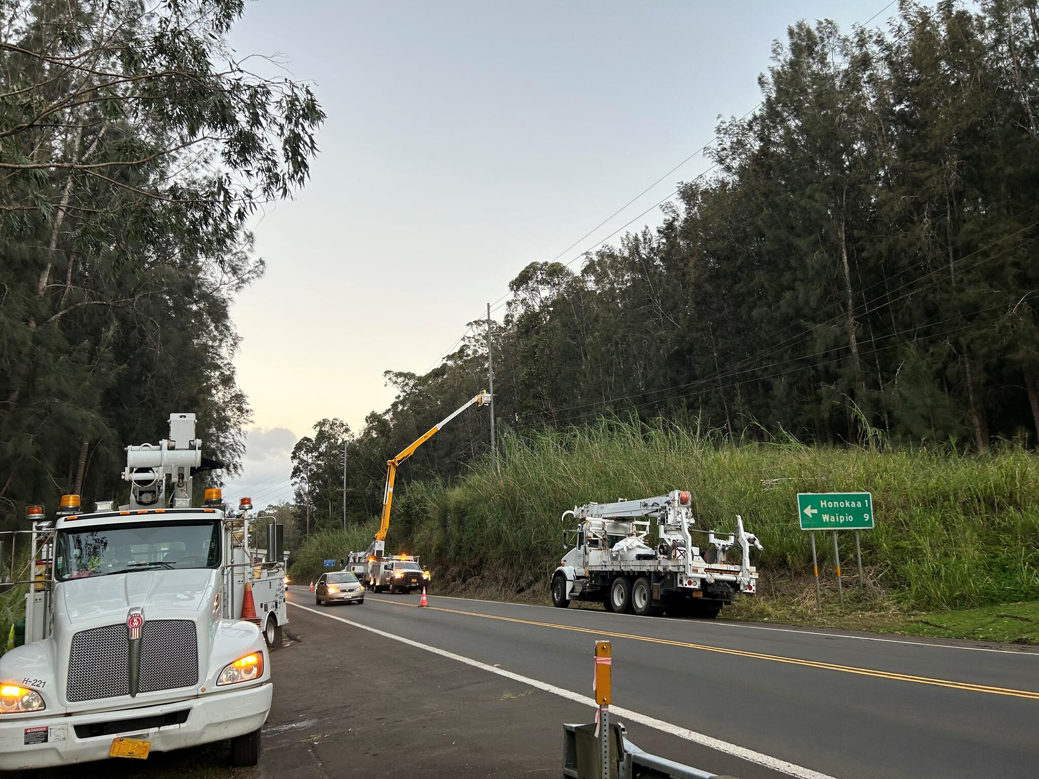 Crews continue to restore power to Hawaii Island customers following