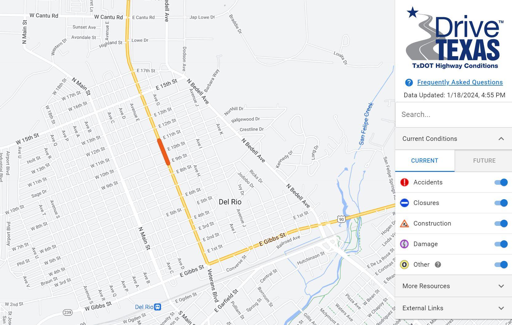 DEL RIO - TRAFFIC ALERT: Motorists traveling on US 90 (Veterans Blvd ...