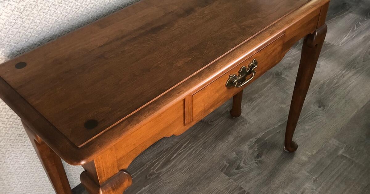 Ethan Allen Solid Wood Coffee, Side, and Console tables. for 65 in Bluffton, SC For Sale