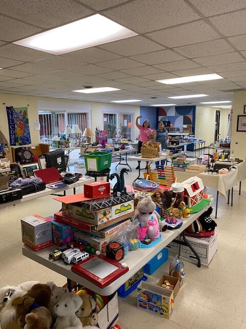 HUGE indoor church yard...