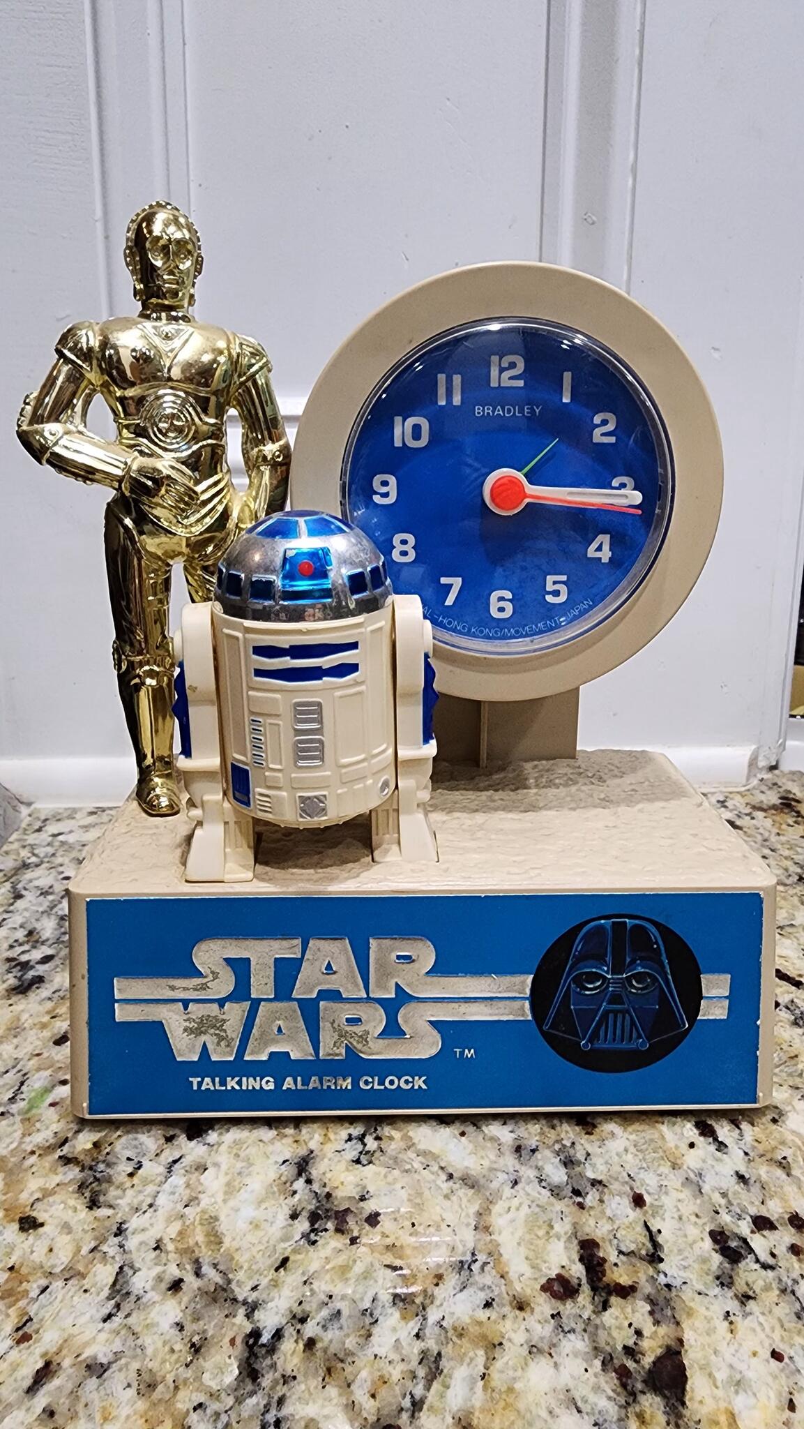 Vintage Star Wars Talking Clock