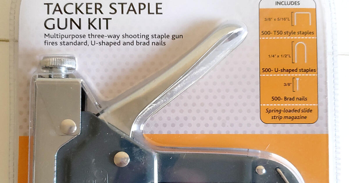 FASTENPRO ThreeWay Tacker Staple Gun Kit for 10 in Las Cruces, NM