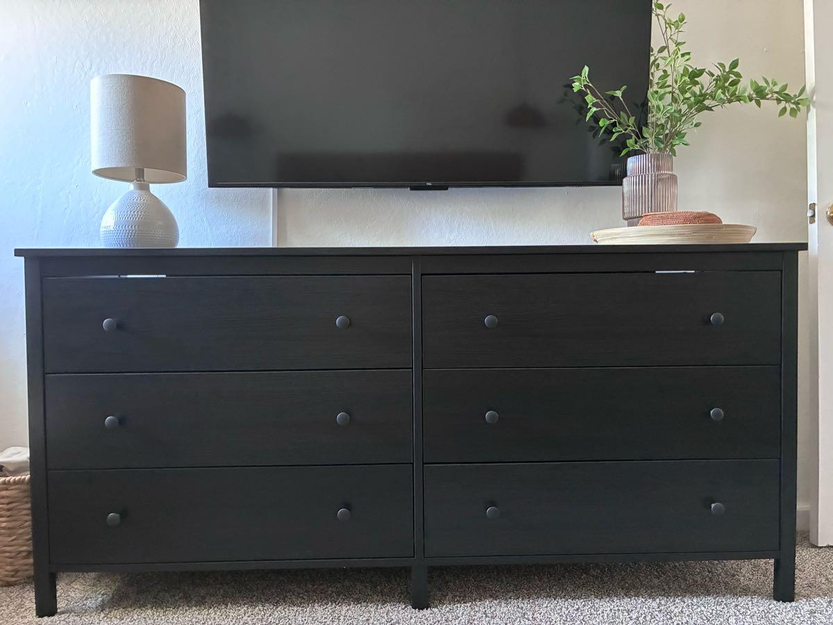 ikea dresser black brown KOPPANG 6-Drawer Dresser, Black-Brown - Excellent Condition For $75 In Davis, CA Color:BLACK SMOOTH ENDOFSEASONSALE218 Black Wedding Dress, Black The drawer interlock reduce