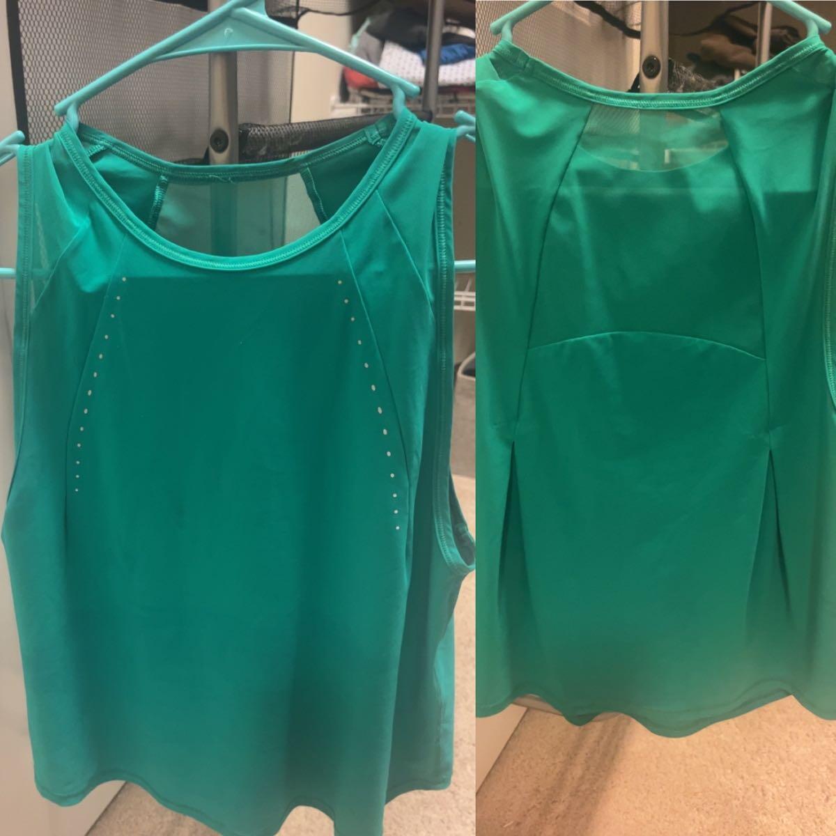 Lululemon Sculpt Tank Top Green Size 2