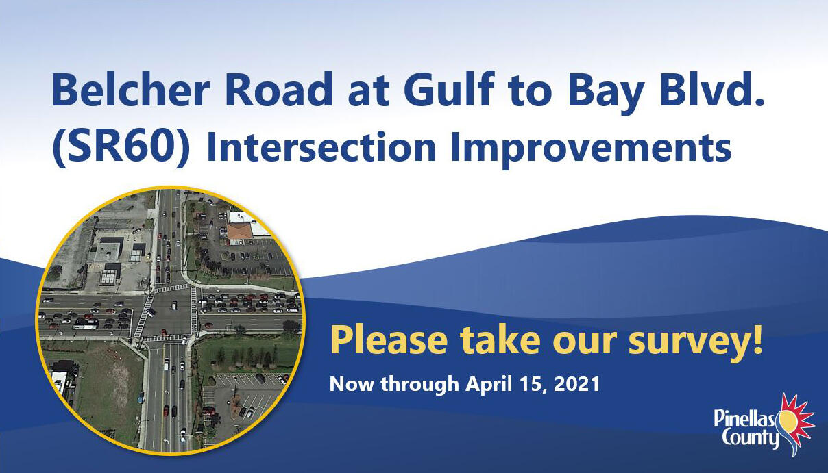Belcher Road at Gulf to Bay Blvd. Survey (Pinellas County Government