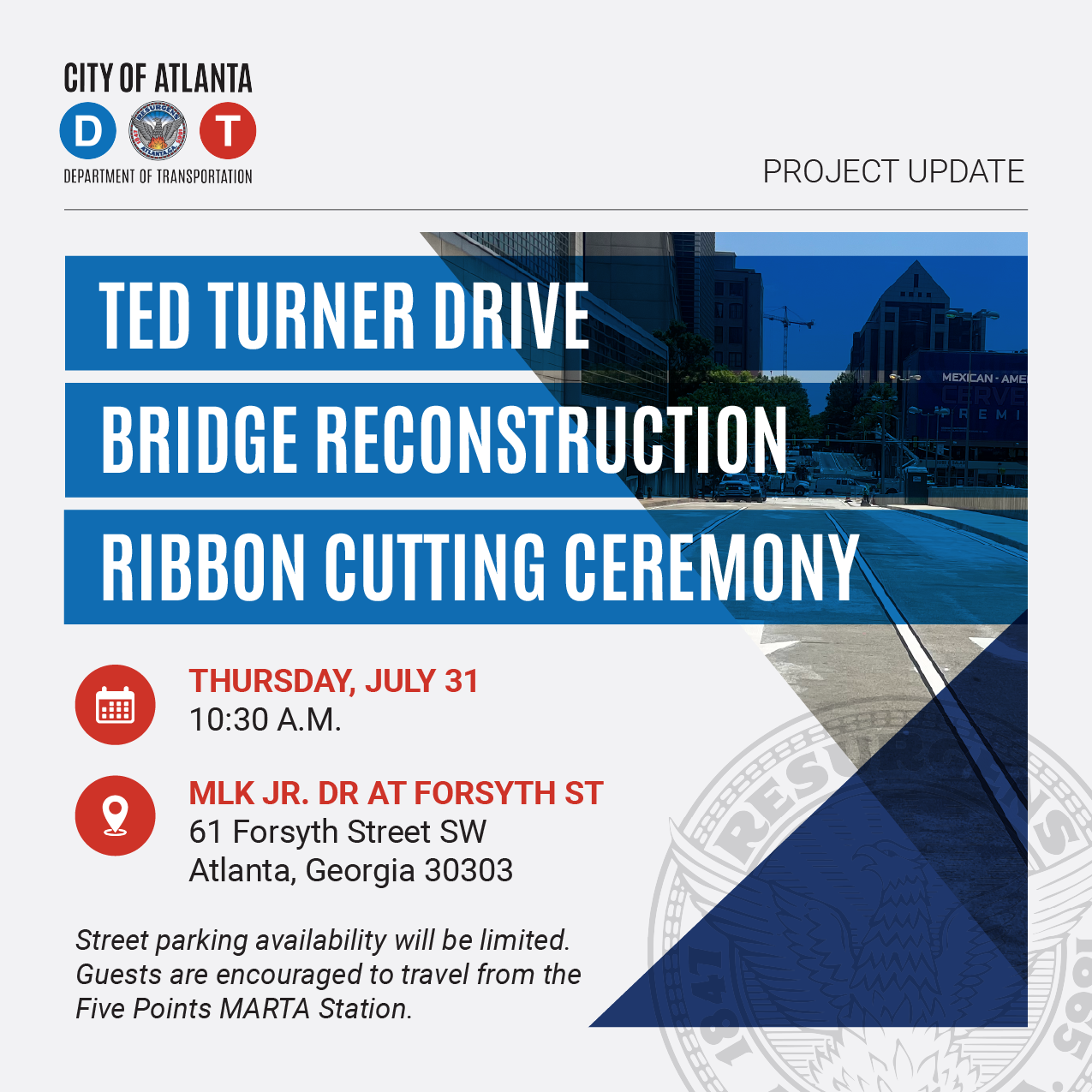 A major connection is reopening in Downtown Atlanta! (City of Atlanta ...