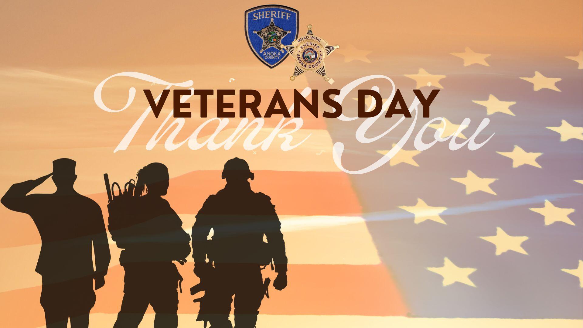 Thank you to all of the brave veterans who have served our country ...