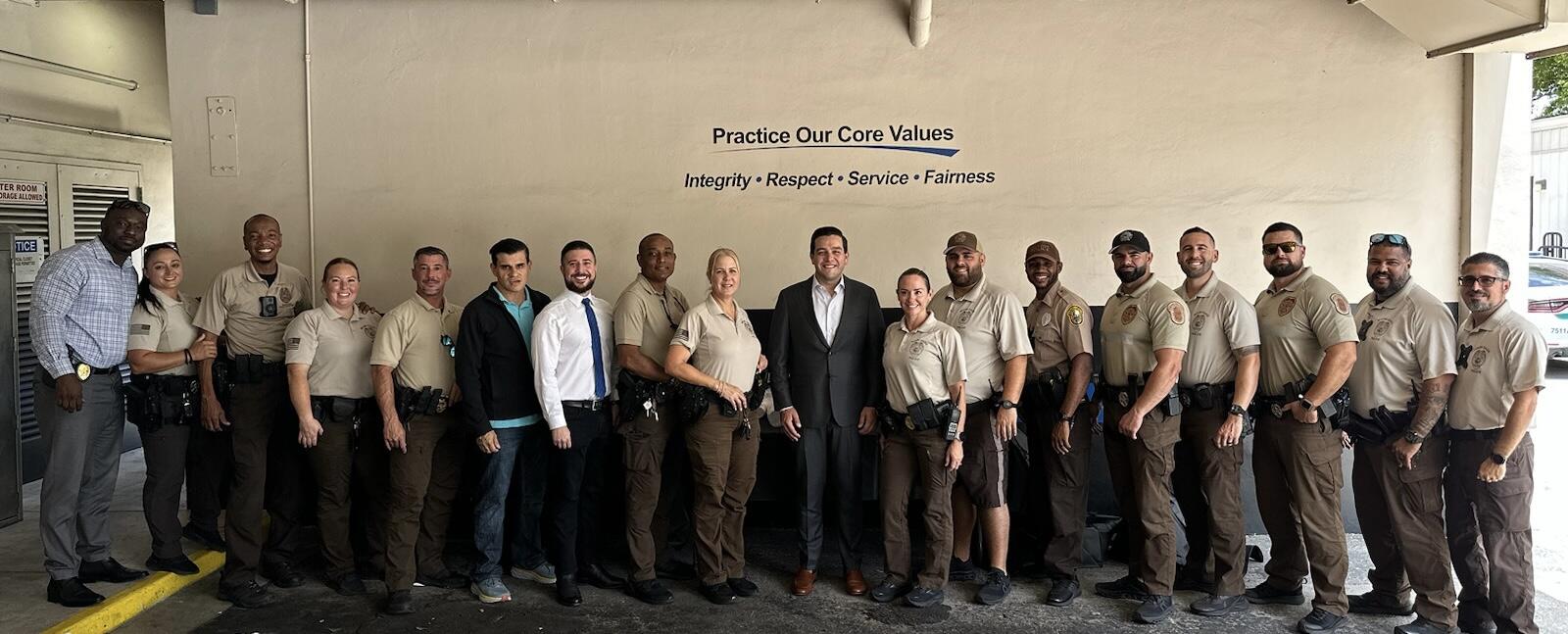 We are grateful to Commisioner Kevin Martino Cabrera for providing