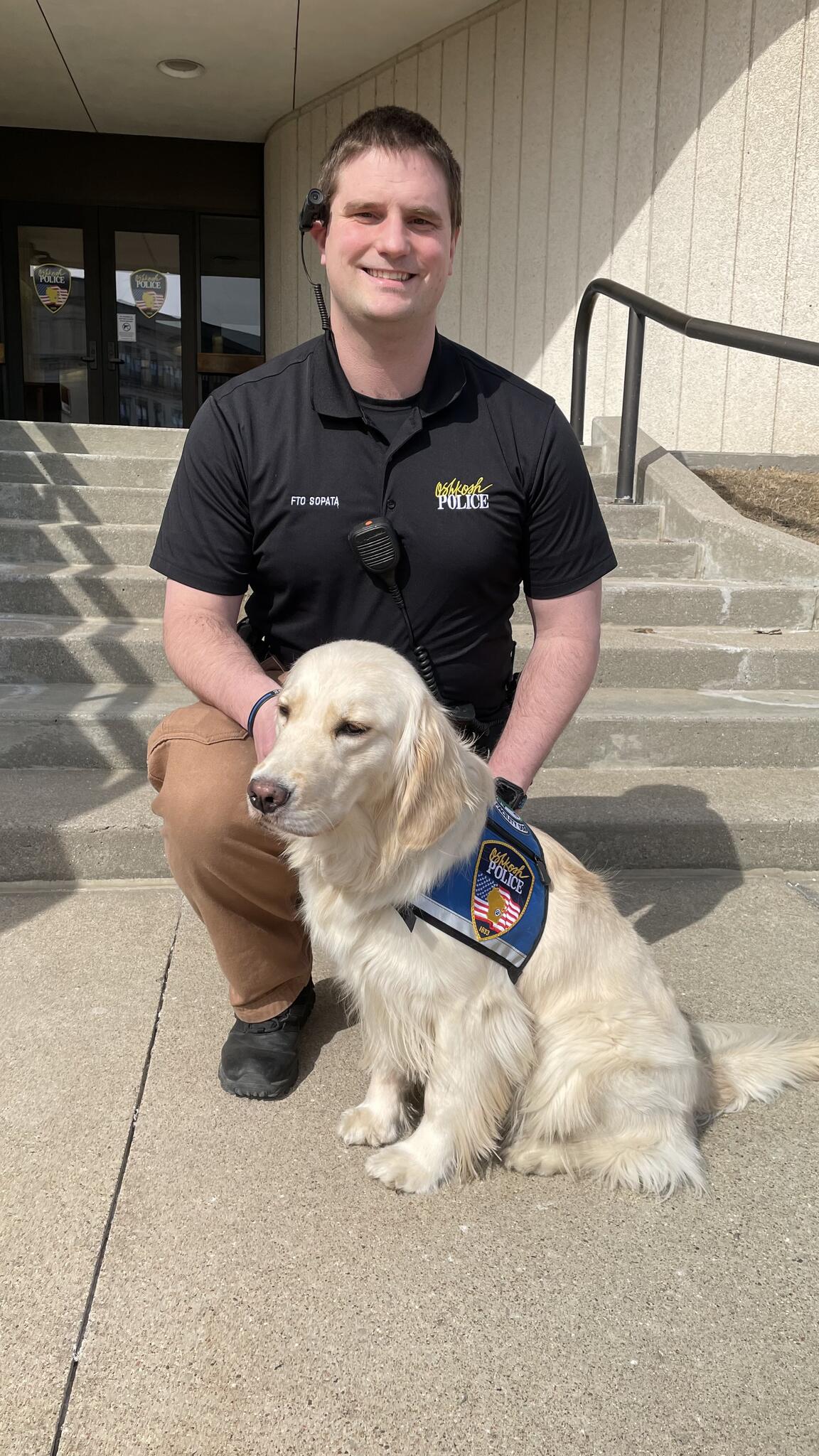 Media Release: Oshkosh Police Department Adds a Therapy Dog to the Team ...